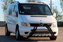 Mercedes Vito W638 1996-2003 Frontschutzbügel Kelebek WT011 Black (Edelstahl) Foto 1
