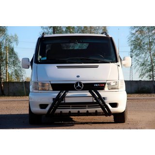Frontschutzbügel Kelebek WT011 Black (Edelstahl) Mercedes Vito W638 1996-2003 Foto 3