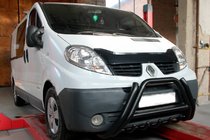 Nissan Primastar 2002-2014 Frontbügel F1-01 Schwarz (Edelstahl) Foto 2