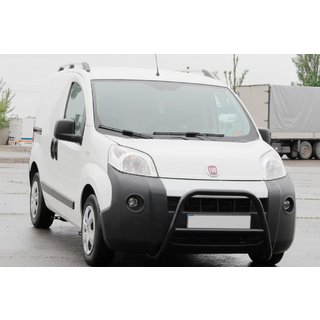 Frontbügel WT006 Schwarz (Edelstahl) Fiat Fiorino/Qubo 2008-2024 Foto 2