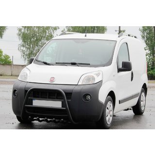 Frontbügel WT006 Schwarz (Edelstahl) Fiat Fiorino/Qubo 2008-2024 Foto 3