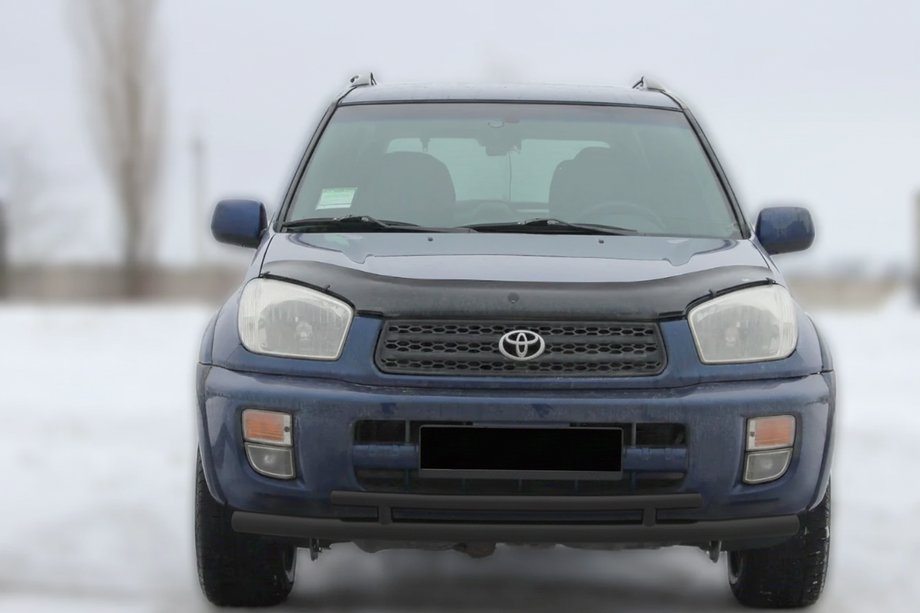Toyota Rav 4 2001-2005 Frontschutzbügel ST014-1 Schwarz (Edelstahl) Image