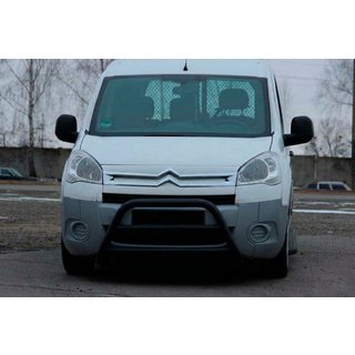 Frontbügel WT022 Schwarz (Edelstahl) Citroen Berlingo 2008-2018 Foto 1