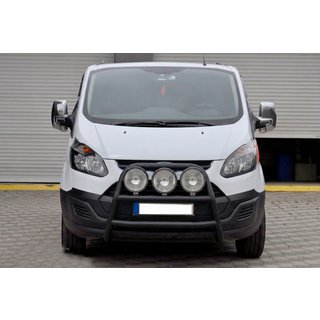 Frontbügel WT022 Schwarz (Edelstahl) Ford Custom 2013-2022 Foto 2