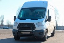 Ford Transit 2014- Frontbügel WT022 Schwarz (Edelstahl) Foto 2