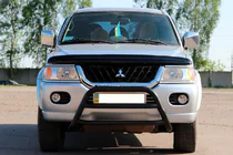 Mitsubishi Pajero Sport 1996-2007 Frontbügel WT022 Schwarz (Edelstahl) Foto 1