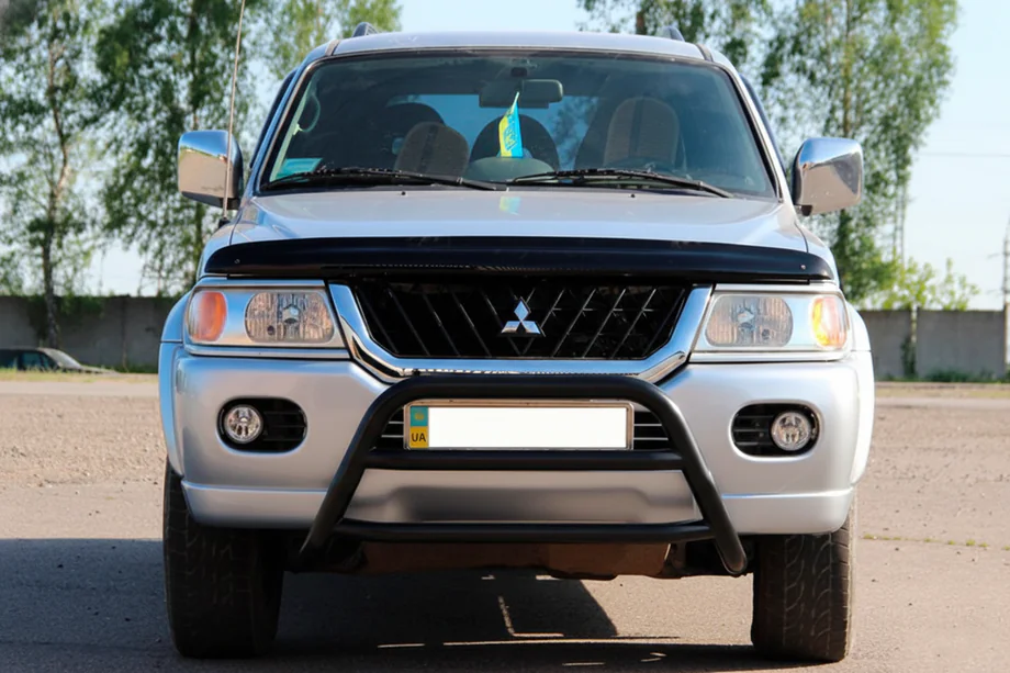 Mitsubishi Pajero Sport 1996-2007 Frontbügel WT022 Schwarz (Edelstahl) Image