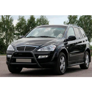 Frontbügel WT022 Schwarz (Edelstahl) SsangYong Kyron 2005-2014 Foto 1