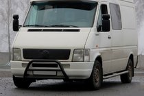Volkswagen LT 1995-2006 Frontbügel WT022 Schwarz (Edelstahl) Foto 1