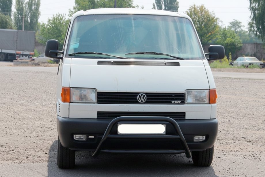 Volkswagen T4 Caravelle/Multivan 1990–2003 Frontbügel WT022 Schwarz (Edelstahl) Image