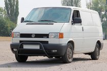 Volkswagen T4 Transporter 1990-2003 Frontbügel WT022 Schwarz (Edelstahl) Foto 3