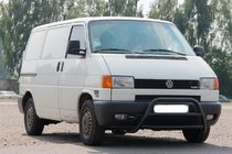 Volkswagen T4 Transporter 1990-2003 Frontbügel WT022 Schwarz (Edelstahl) Foto 2