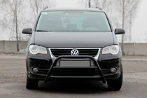Volkswagen Touran 2003-2010 Frontbügel WT022 Schwarz (Edelstahl) Foto 2