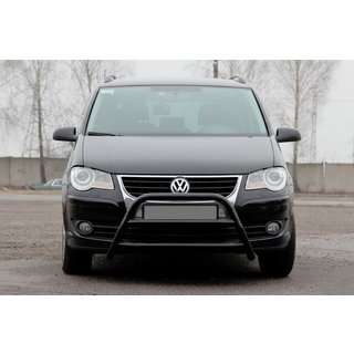 Frontbügel WT022 Schwarz (Edelstahl) Volkswagen Touran 2003-2010 Foto 2