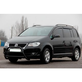 Frontbügel WT022 Schwarz (Edelstahl) Volkswagen Touran 2003-2010 Foto 1