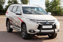 Mitsubishi Pajero Sport 2015- Frontbügel WT022 Schwarz (Edelstahl) Foto 2