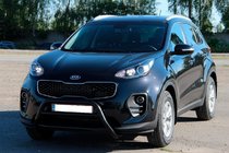 Kia Sportage 2015-2021 Frontbügel WT023 Schwarz (Edelstahl) Foto 3