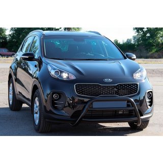 Frontbügel WT023 Schwarz (Edelstahl) Kia Sportage 2015-2021 Foto 2