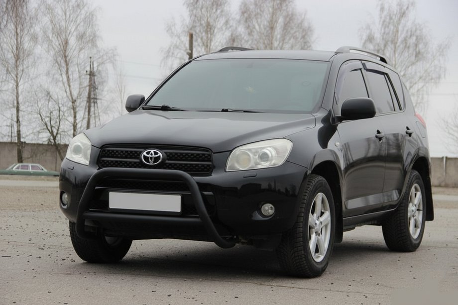 Toyota Rav 4 2006-2013 Frontbügel WT022 Schwarz (Edelstahl) Image