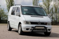 Mercedes Vito W638 1996-2003 Frontbügel WT022 Schwarz (Edelstahl) Foto 3