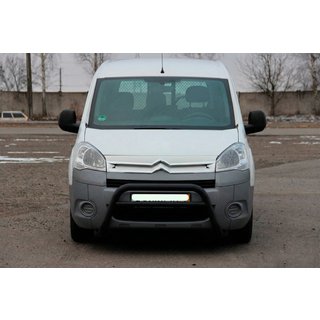 Frontbügel WT007 Schwarz (Edelstahl) Peugeot Partner Tepee 2008-2018 Foto 3