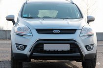 Ford Kuga 2008-2013 Frontbügel WT007 Schwarz (Edelstahl) Foto 1