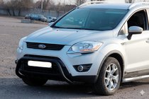Ford Kuga 2008-2013 Frontbügel WT007 Schwarz (Edelstahl) Foto 2