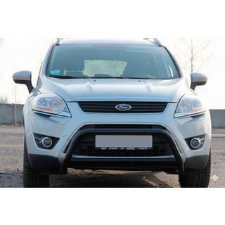 Frontbügel WT007 Schwarz (Edelstahl) Ford Kuga 2008-2013 Foto 1