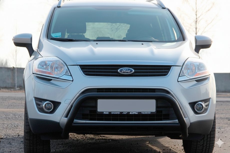 Ford Kuga 2008-2013 Frontbügel WT007 Schwarz (Edelstahl) Image