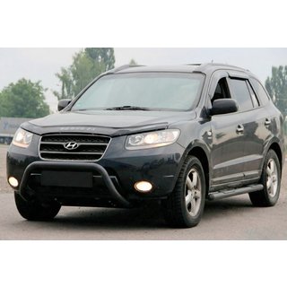 Frontbügel WT007 Schwarz (Edelstahl) Hyundai Santa Fe 2 2006-2012 Foto 3