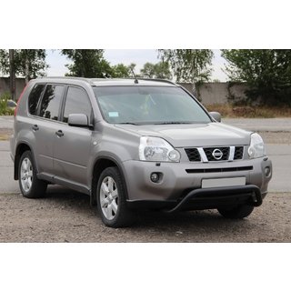 Frontschutzbügel WT007 Schwarz (Edelstahl) Nissan X-trail T31 2007-2014 Foto 1