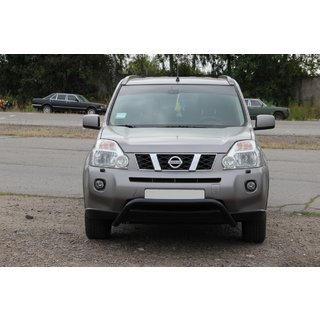 Frontschutzbügel WT007 Schwarz (Edelstahl) Nissan X-trail T31 2007-2014 Foto 2