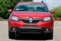 Dacia Sandero 2013-2020 Frontbügel WT007 Schwarz (Edelstahl) Foto 1