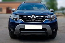 Renault Duster 2018-2024 Frontbügel WT007 Schwarz (Edelstahl) Foto 2
