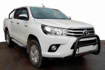 Toyota Hilux 2015- Frontbügel WT007 Schwarz (Edelstahl) Foto 1