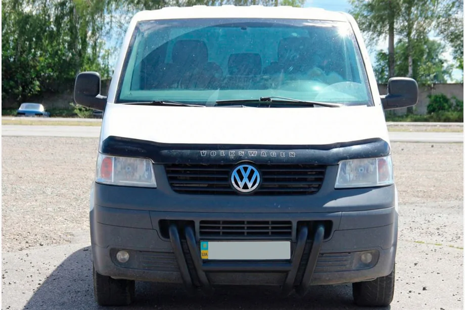 Volkswagen T5 Transporter 2003-2010 Frontbügel ST006-03 Grille Black (Edelstahl) Foto 7