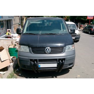 Frontbügel ST006-04 Grille Black (Edelstahl) Volkswagen T5 Transporter 2003-2010 Foto 3