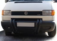 Volkswagen T4 Transporter 1990-2003 Frontbügel ST006 Schwarz (Edelstahl) Foto 1