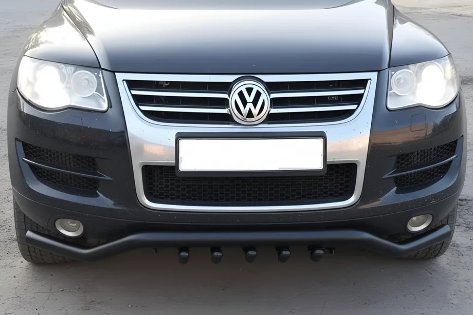 Volkswagen Touareg 2002–2010 Frontbügel ST028 Schwarz Image