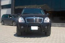 SsangYong Rexton I 2001-2017 Frontbügel QT006 Schwarz (Edelstahl) Foto 4