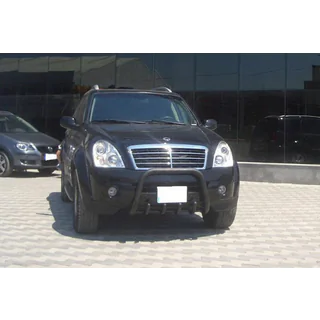 Frontbügel QT006 Schwarz (Edelstahl) SsangYong Rexton I 2001-2017 Foto 2
