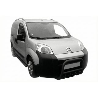 Frontbügel QT006 Schwarz (Edelstahl) Citroen Nemo 2007-2017 Foto 1
