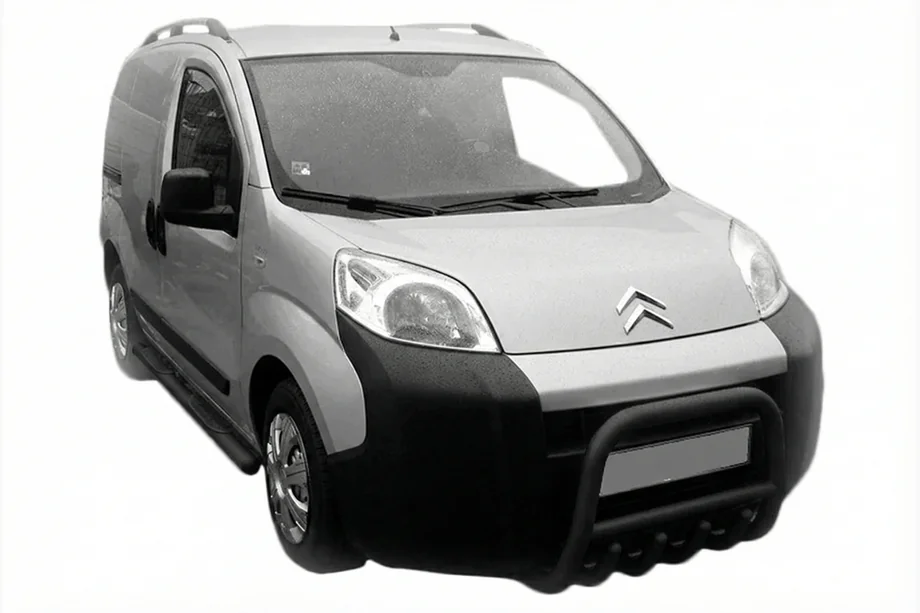 Citroen Nemo 2007-2017 Frontbügel QT006 Schwarz (Edelstahl) Image