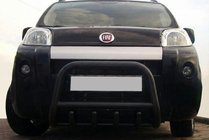 Fiat Fiorino/Qubo 2008-2024 Frontbügel QT006 Schwarz (Edelstahl) Foto 1