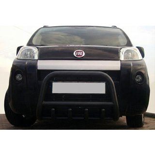 Frontbügel QT006 Schwarz (Edelstahl) Fiat Fiorino/Qubo 2008-2024 Foto 1