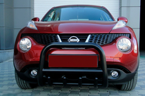 Nissan Juke 2010-2019 Frontbügel QT006 Schwarz (Edelstahl) Foto 1