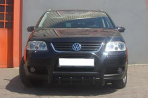 Volkswagen Touran 2003-2010 Frontbügel QT006 Schwarz (Edelstahl) Foto 4