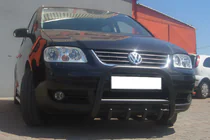 Volkswagen Touran 2003-2010 Frontbügel QT006 Schwarz (Edelstahl) Foto 3