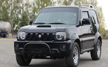 Suzuki Jimny 1998-2018 Frontbügel QT006 Schwarz (Edelstahl) Foto 3