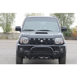 Frontbügel QT006 Schwarz (Edelstahl) Suzuki Jimny 1998-2018 Foto 1